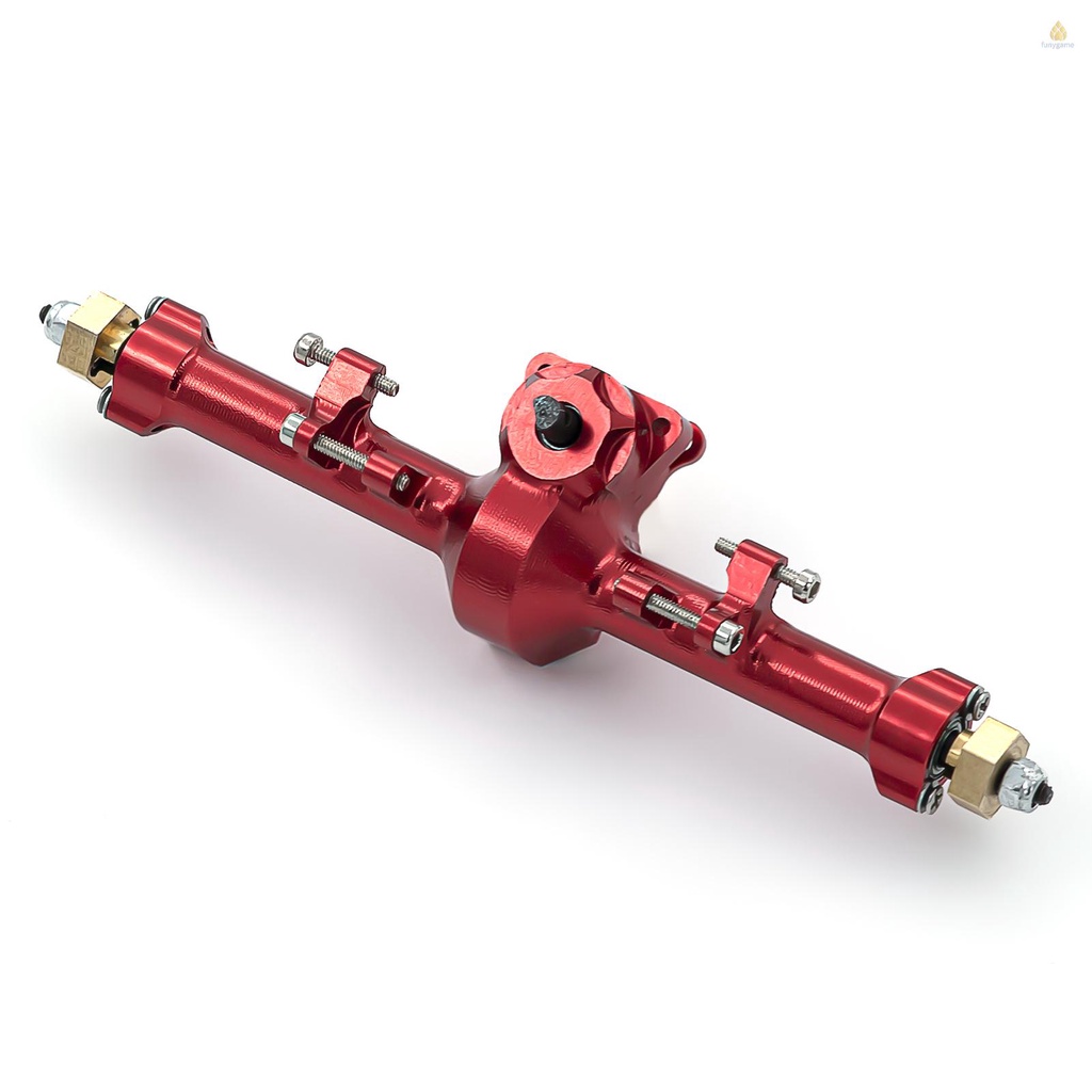 Trục Trước / Sau Bằng Hợp Kim Nhôm Thay Thế Chuyên Dụng Cho Xe Hơi Điều Khiển Từ Xa 1 / 24 axial scx24 90081 axi00005 c10 Axi0006 Axi0002 rc