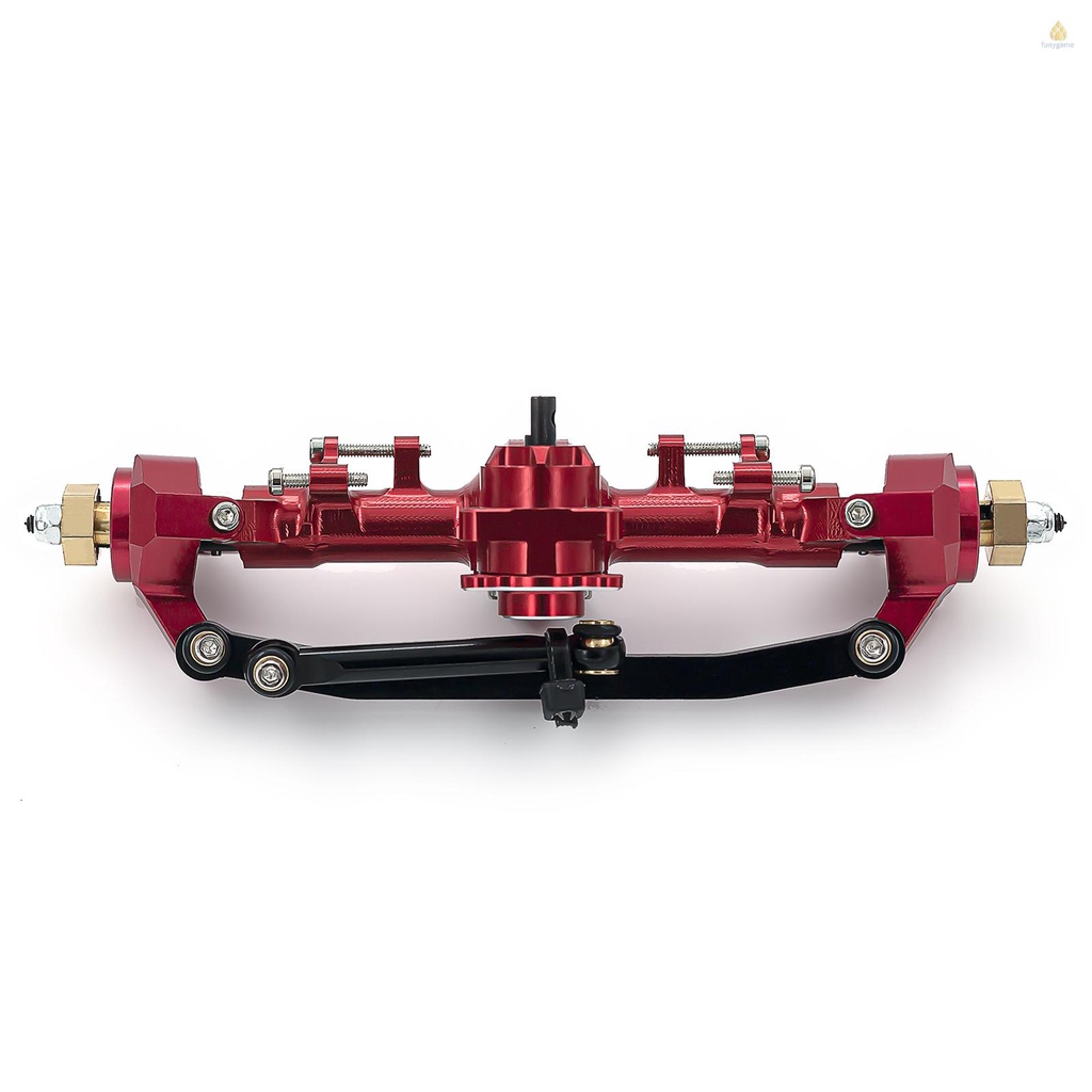 Trục Trước / Sau Bằng Hợp Kim Nhôm Thay Thế Chuyên Dụng Cho Xe Hơi Điều Khiển Từ Xa 1 / 24 axial scx24 90081 axi00005 c10 Axi0006 Axi0002 rc