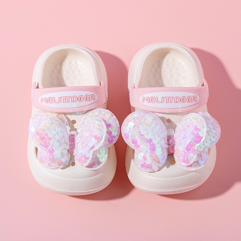 AYUER Xăng Đan crocs Đế Mềm Họa Tiết Động Vật Hoạt Hình 3d diy Cho Bé