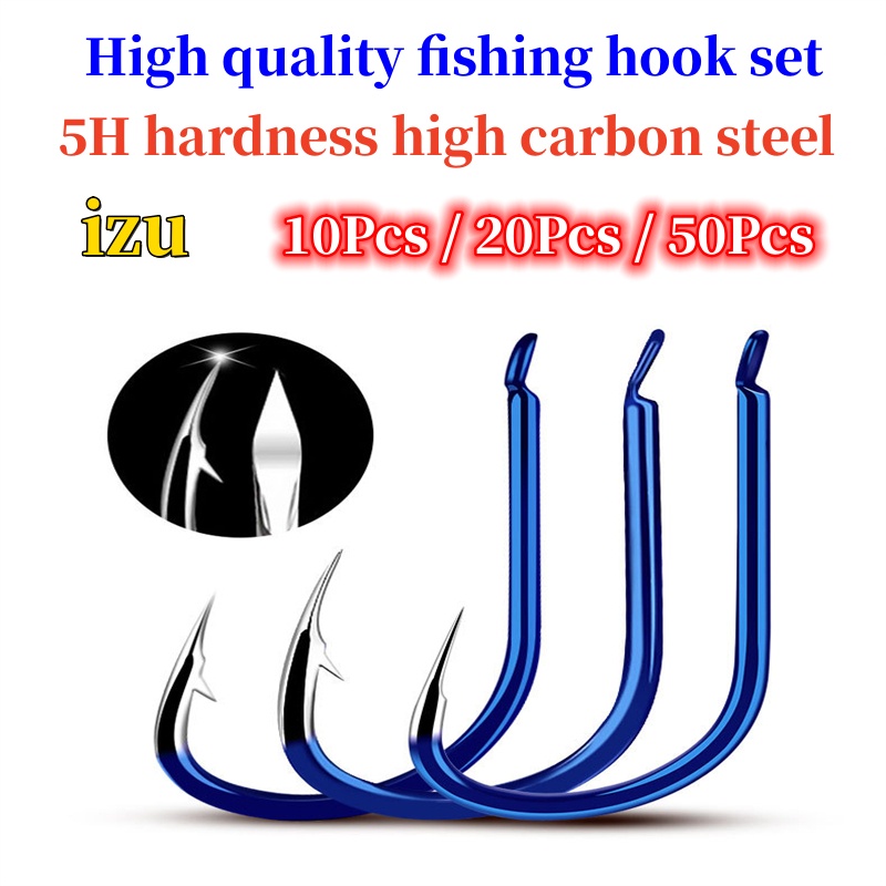 Set 10 / 20 / 50 Móc Câu Cá 5h Bằng Thép carbon