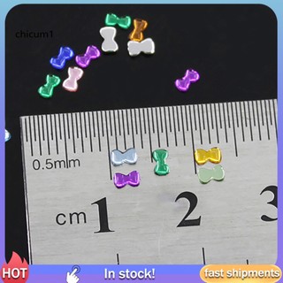 Set hạt nơ 3d nhiều màu kích thước 3mm đính móng nghệ thuật