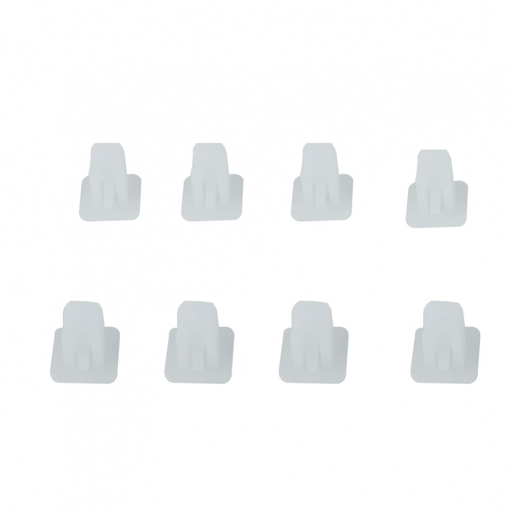 FENDER Bộ 50 Kẹp Nhựa Vuông Cố Định Tấm Chắn Bùn Cho Xe Hơi