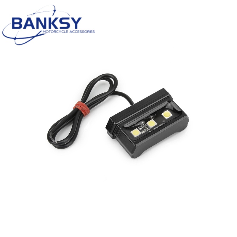 Đèn Chiếu Biển Số Xe Mô Tô 12v Bằng Hợp Kim Nhôm