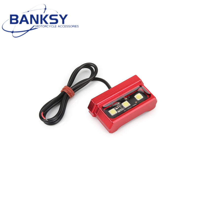 Đèn Chiếu Biển Số Xe Mô Tô 12v Bằng Hợp Kim Nhôm