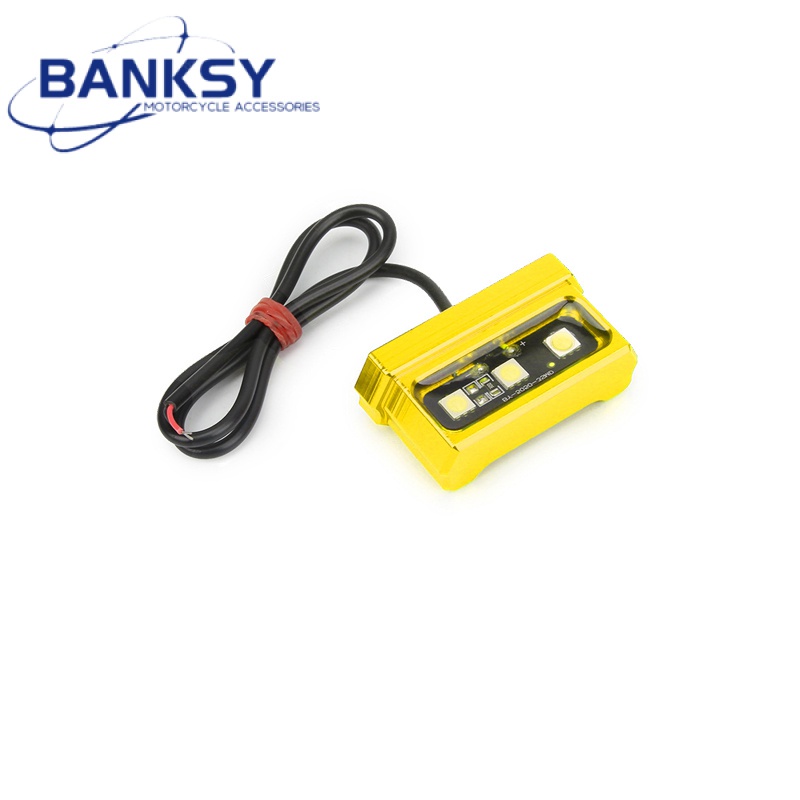 Đèn Chiếu Biển Số Xe Mô Tô 12v Bằng Hợp Kim Nhôm