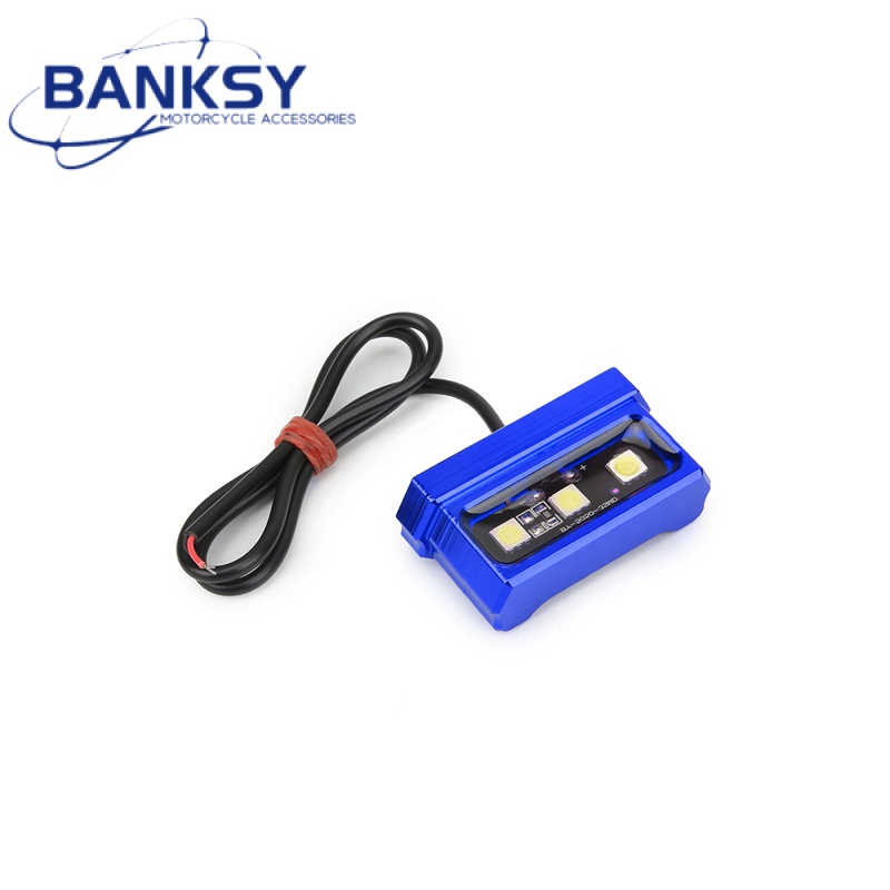 Đèn Chiếu Biển Số Xe Mô Tô 12v Bằng Hợp Kim Nhôm