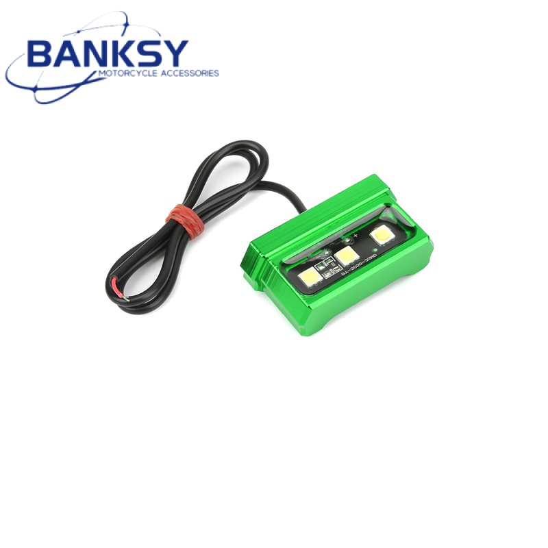 Đèn Chiếu Biển Số Xe Mô Tô 12v Bằng Hợp Kim Nhôm