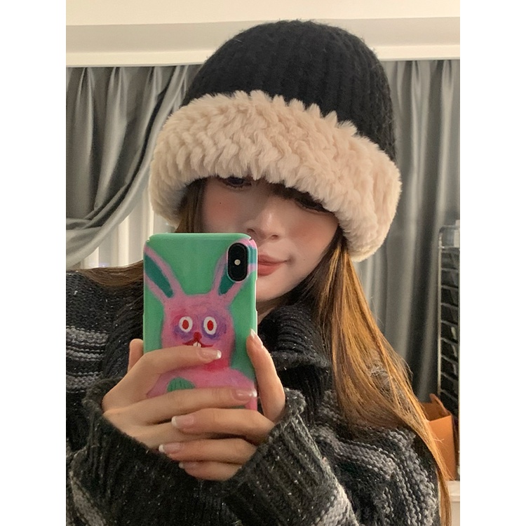 Mũ Len Dệt Kim Thời Trang Thu Đông 2022 Dễ Thương Xinh Xắn Cho Nữ