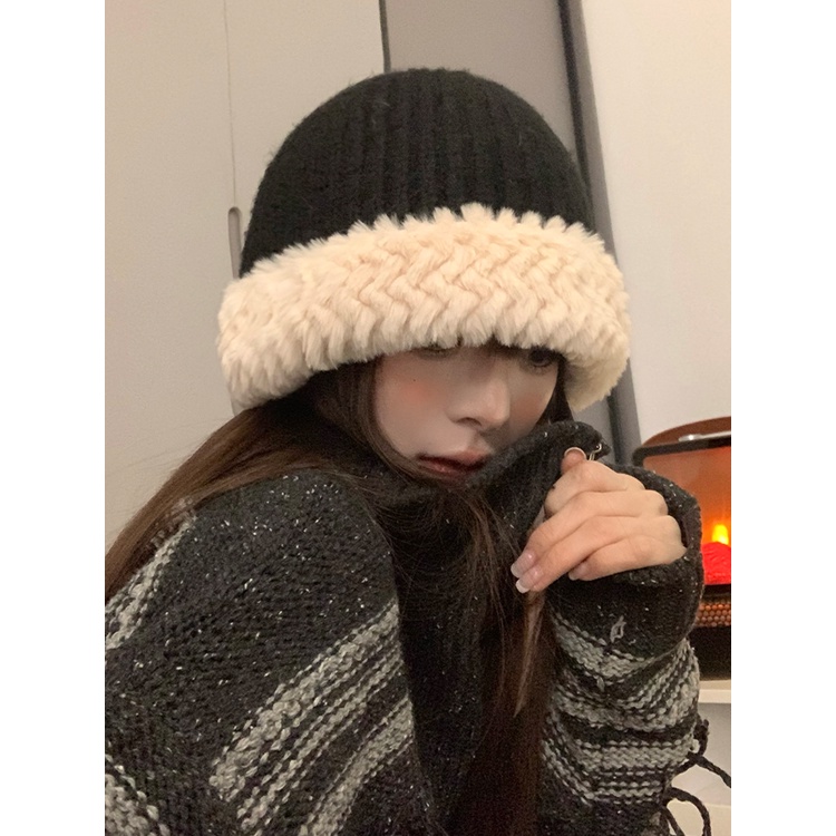 Mũ Len Dệt Kim Thời Trang Thu Đông 2022 Dễ Thương Xinh Xắn Cho Nữ