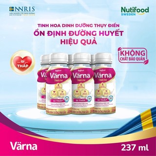 Lốc 6 chai 237ml sữa bột pha sẵn Varna Diabetes Nutifood