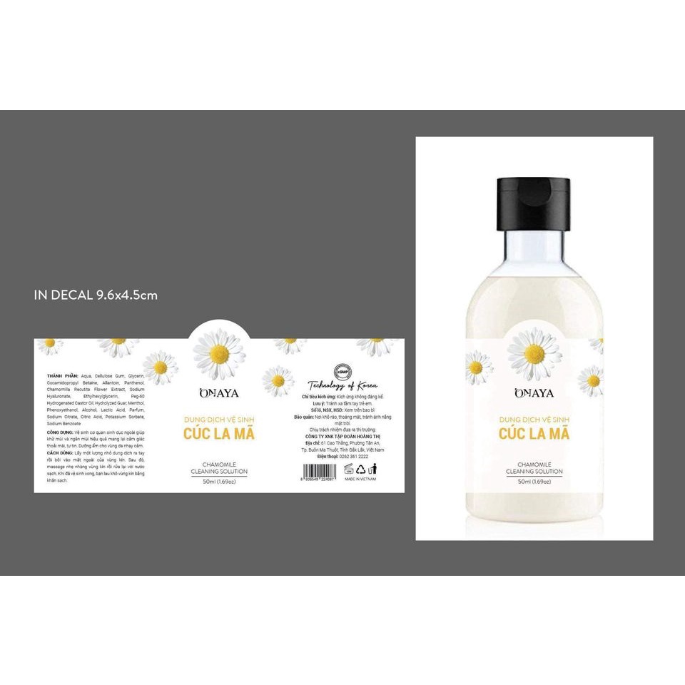 CHE TÊN SP Dung dịch vệ sinh Cúc La Mã ONAYA chính hãng
