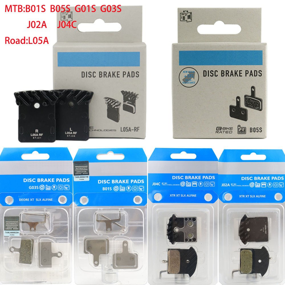 Má phanh đĩa Shimano B01S B05S G01S G03S J02A J04C L05A Tấm kim loại xe đạp đường núi