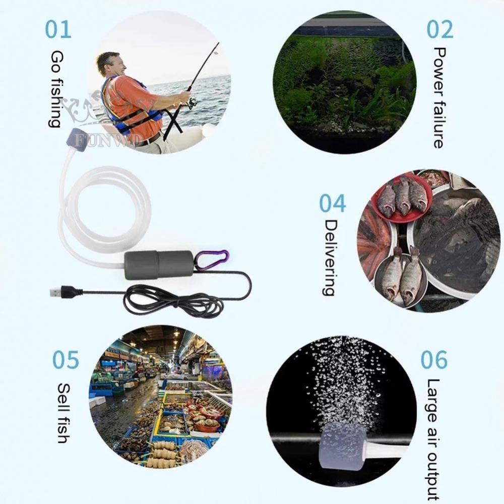 Máy Bơm Oxy Cho Bể Cá Dùng Năng Lượng Mặt Trời