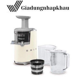 Máy ép chậm smeg sjf01, máy ép trái cây, phong cách cổ điển, siêu sang, nhập đức, bh 12 tháng, giadungnhapkhau_68