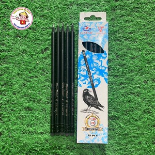 [Chính hãng] BÚT CHÌ ĐEN VT-405 2B (THÂN ĐEN, CÓ GÔM) 2B-GSTAR
