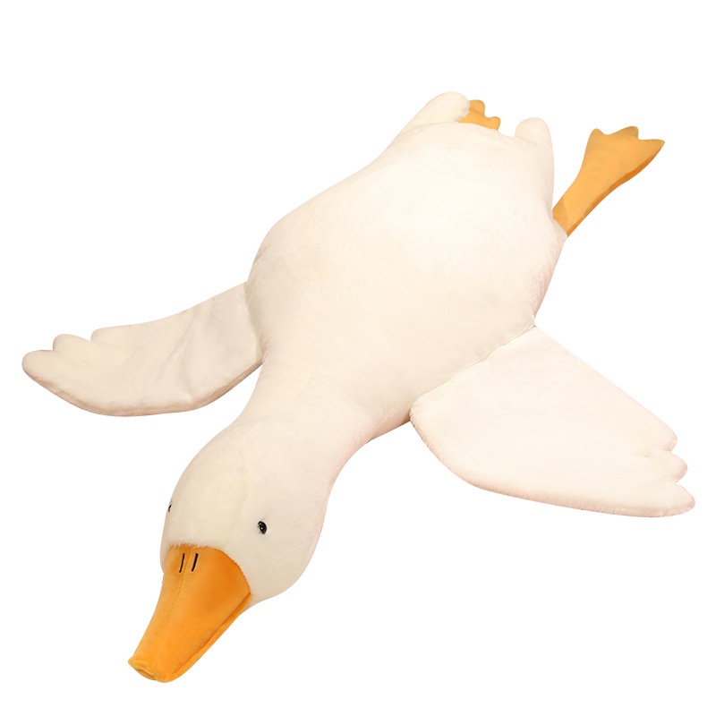 Búp Bê Thiên Nga Trắng Cỡ Lớn Ngủ Trưa Nhồi Bông Làm Quà Tặng dehc