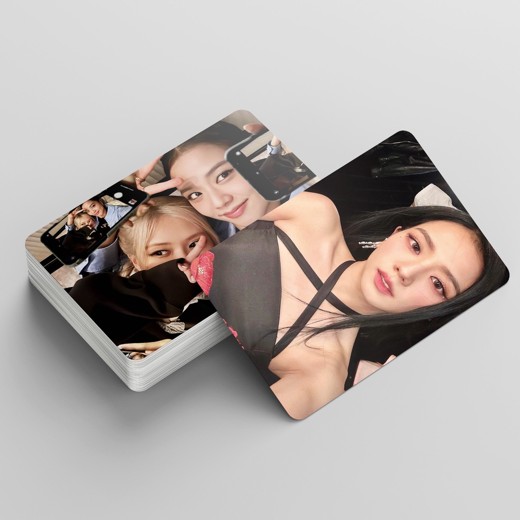 Blackpink 7th Anniversary JENNIE LISA JISOO ROSÉ BST Hyde Park Photocard Lomo Card 55pcs/box