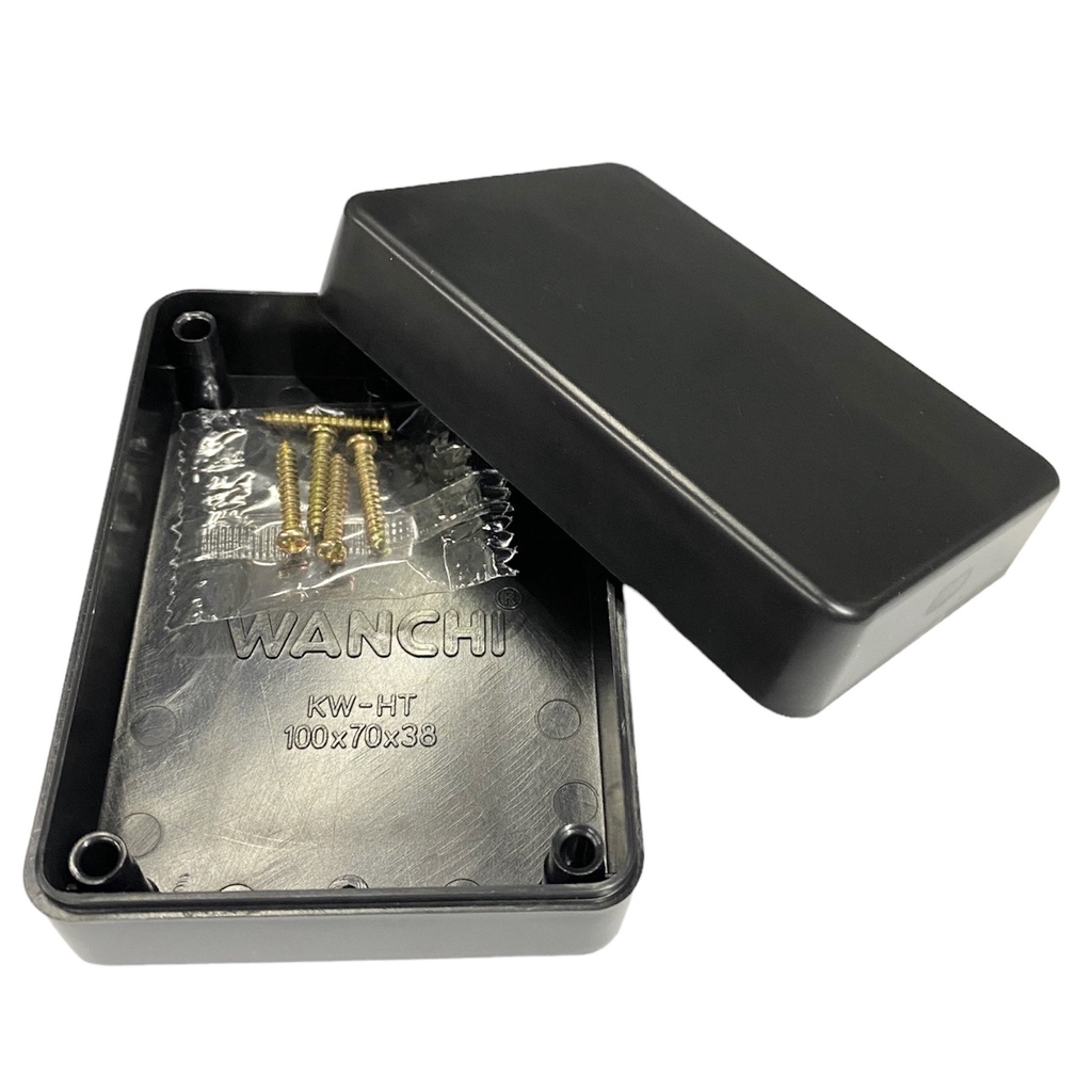 Hộp nhựa ABS WANCHI đen 100x70x38mm - LinhKien HD