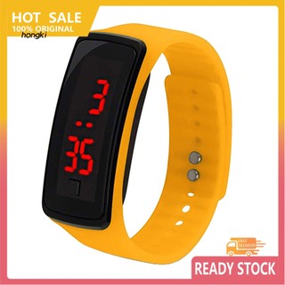 Hh đồng hồ led điện tử dây silicone cho bé
