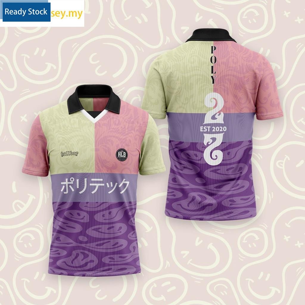 jersey Virgin 2023 murah Áo Thun polo Có Cổ Thời Trang Giản Dị Chất Lượng Cao Phong Cách retro