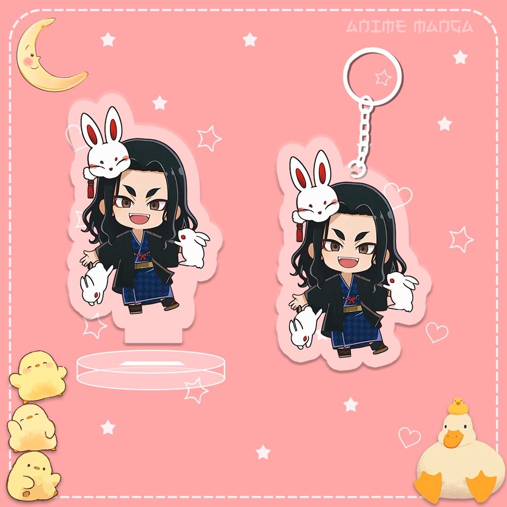 Mô Hình Standee Tokyo Revengers Chibi Móc Khoá Takemichi Mikey Draken Chất Liệu Acrylic Trang Trí Cặp Sách NLSHOP