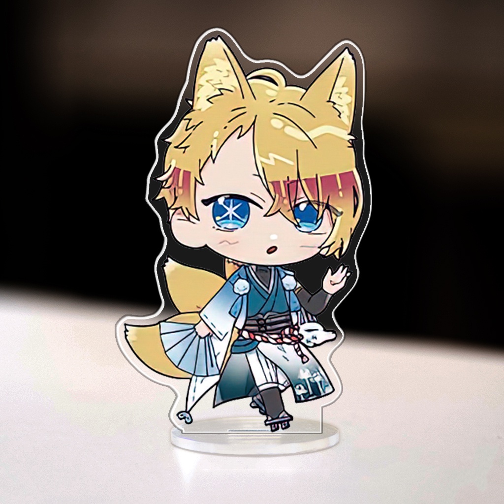 Mô hình đứng standee bằng arcrylic Oshi No Ko Ai Hoshino Aquamarine Ruby Chibi decor góc để bàn làm việc ca 3cm NLSHOP
