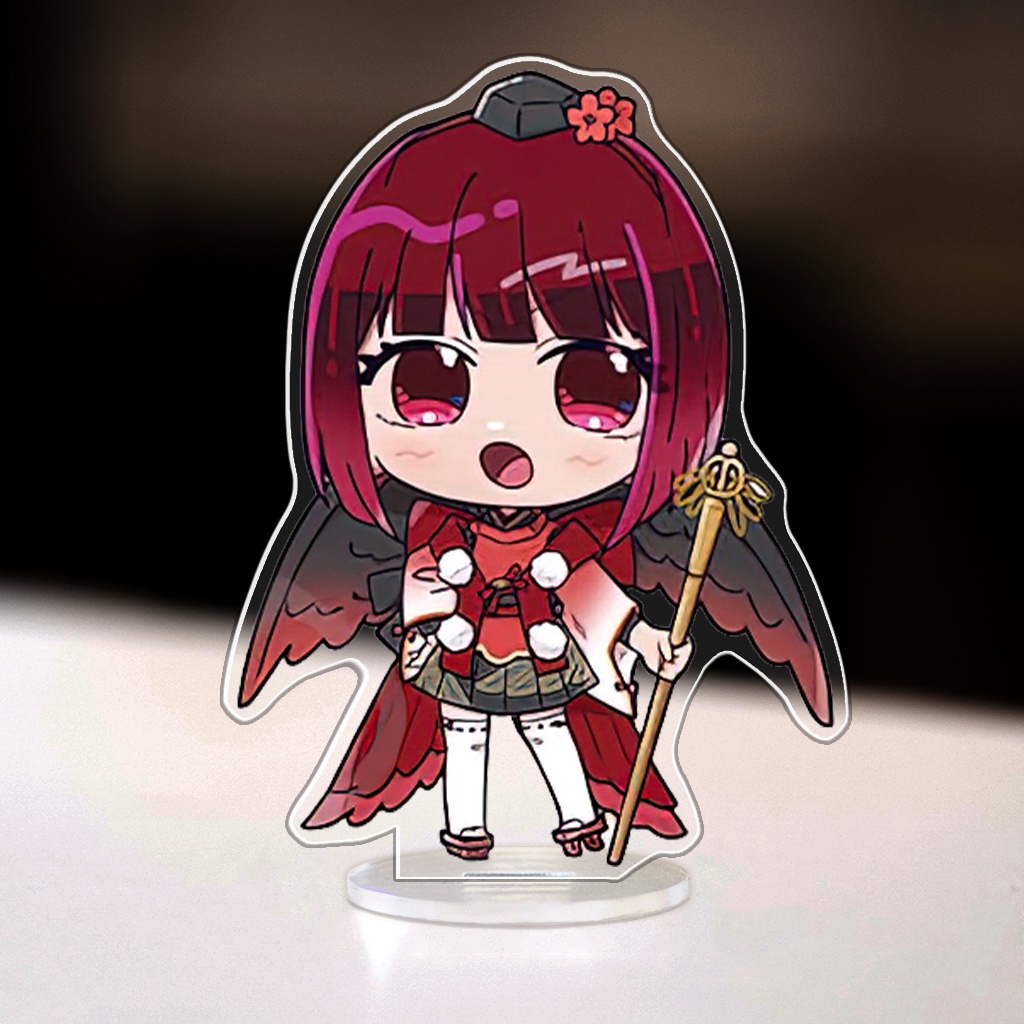 Mô hình đứng standee bằng arcrylic Oshi No Ko Ai Hoshino Aquamarine Ruby Chibi decor góc để bàn làm việc ca 3cm NLSHOP