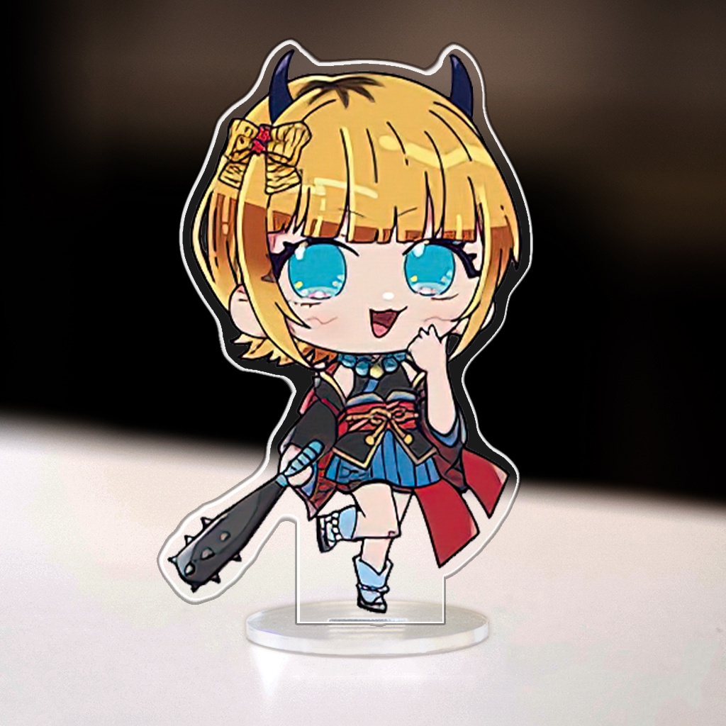 Mô hình đứng standee bằng arcrylic Oshi No Ko Ai Hoshino Aquamarine Ruby Chibi decor góc để bàn làm việc ca 3cm NLSHOP