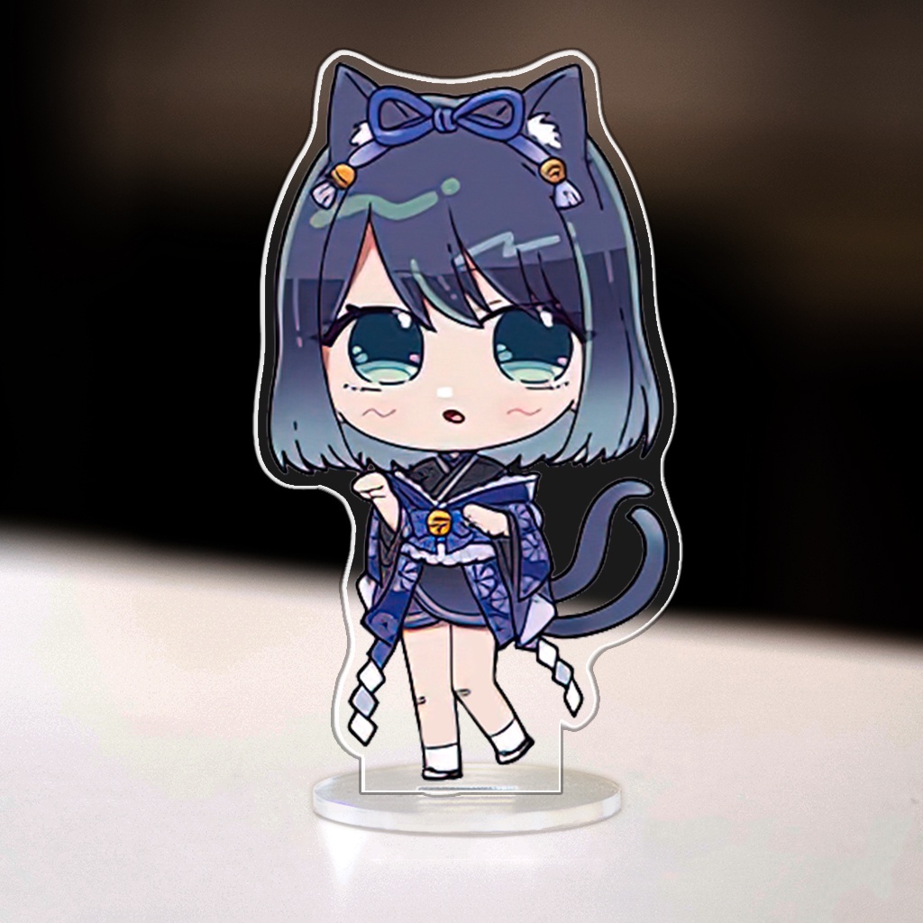 Mô hình đứng standee bằng arcrylic Oshi No Ko Ai Hoshino Aquamarine Ruby Chibi decor góc để bàn làm việc ca 3cm NLSHOP