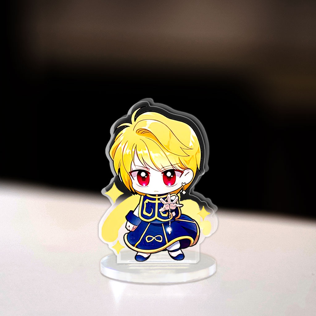 Mô hình 3cm Mini Hunter X Hunter Standee Killua Zoldyck Gon Freecss Anime Manga Chibi trang trí góc học tập cao 3cm NLP