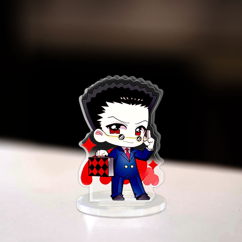 Mô hình 3cm Mini Hunter X Hunter Standee Killua Zoldyck Gon Freecss Anime Manga Chibi trang trí góc học tập cao 3cm NLP