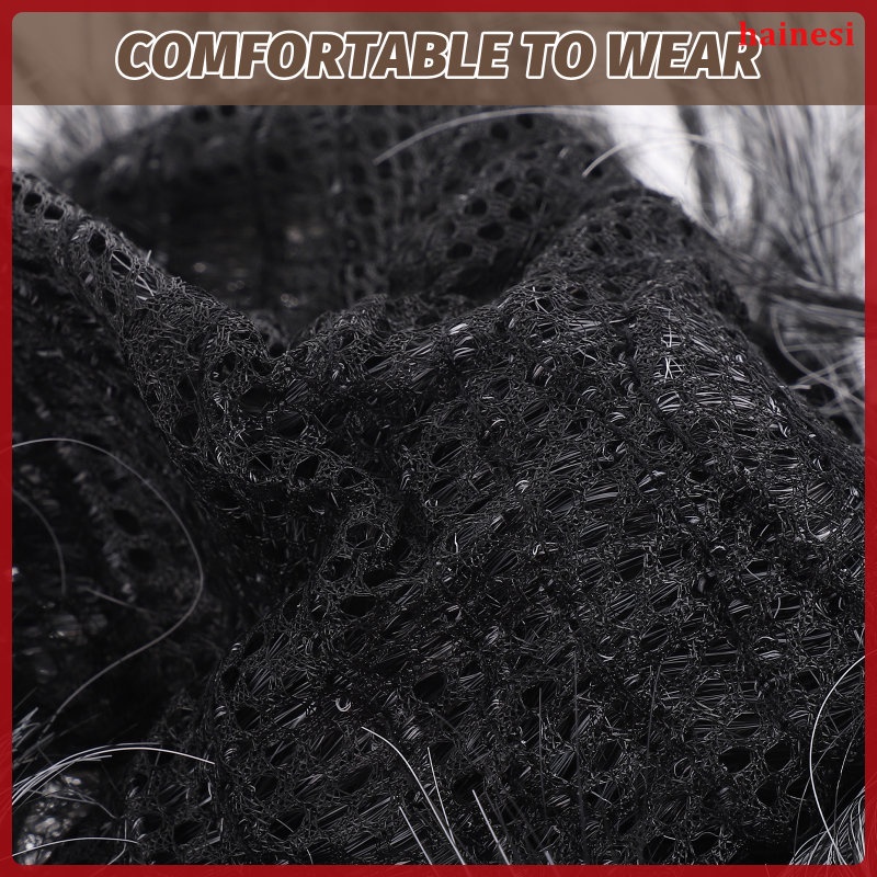 Tóc Giả Hóa Trang Ông Già Vui Nhộn Cho Nam