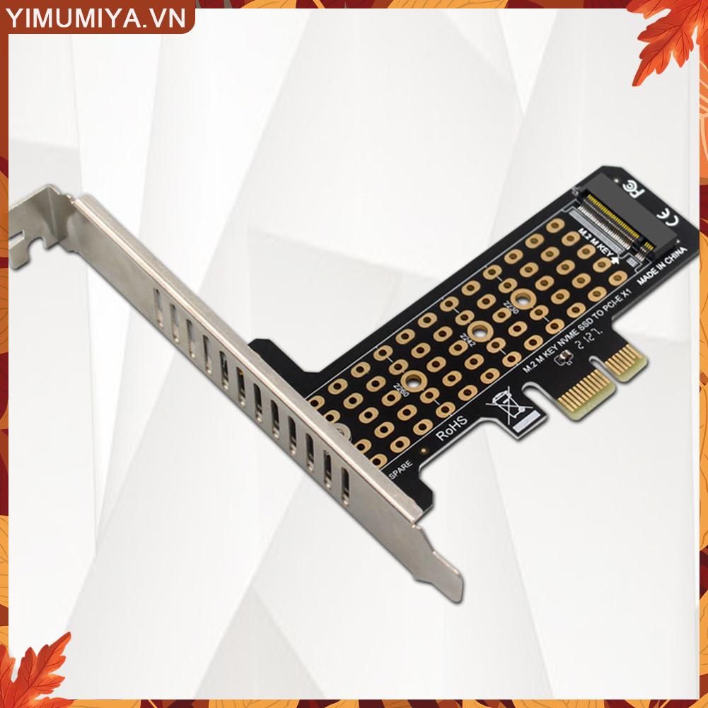 ☼Yimumiya ☼ Card Chuyển Đổi m.2 nvme Sang Pcie4.0X1 32gbps Cho ssd 2230 / 2242 / 2260 / 2280