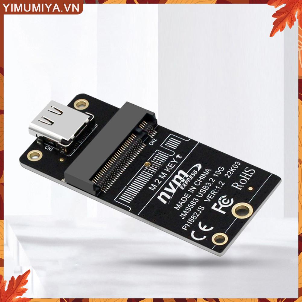 ☼Yimumiya ☼ Bảng Mạch Giao Diện usb3.2 Sang type-c Cho 2230 2242 2260 2280 ssd m.2