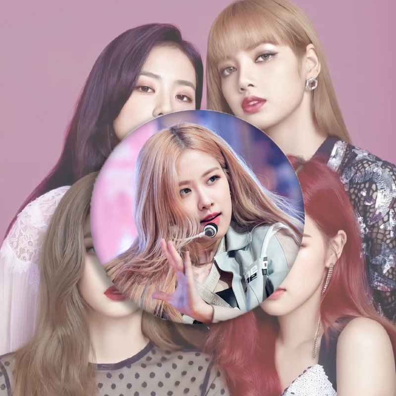 Ghim Cài Áo Bằng Kim Loại Hình Ngôi Sao blackpink Quyến Rũ Cho Học Sinh