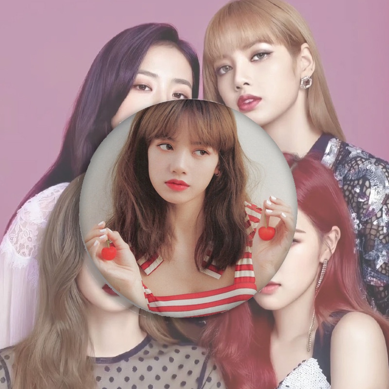 Ghim Cài Áo Bằng Kim Loại Hình Ngôi Sao blackpink Quyến Rũ Cho Học Sinh