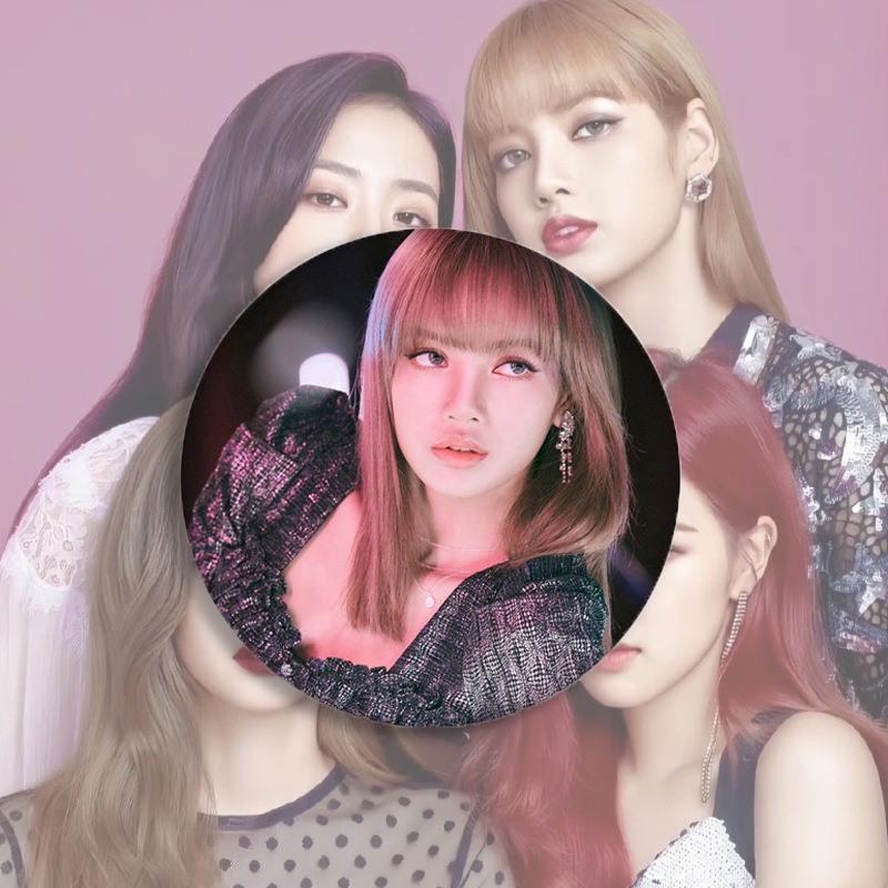 Ghim Cài Áo Bằng Kim Loại Hình Ngôi Sao blackpink Quyến Rũ Cho Học Sinh