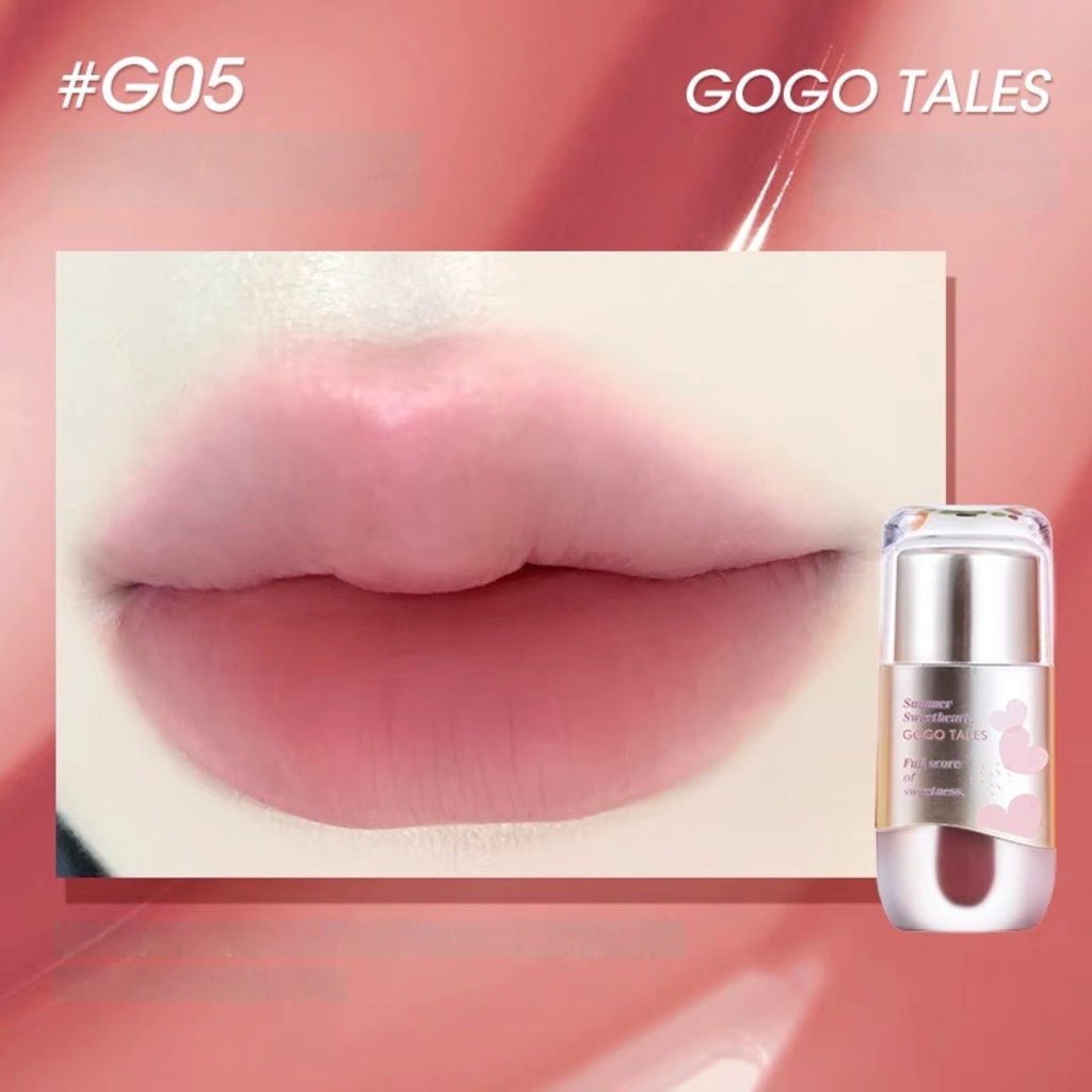 Son blur tint Gogotales Water Sensitive lâu trôi GT579 Son kem lì Gogo Tales màu hot xinh