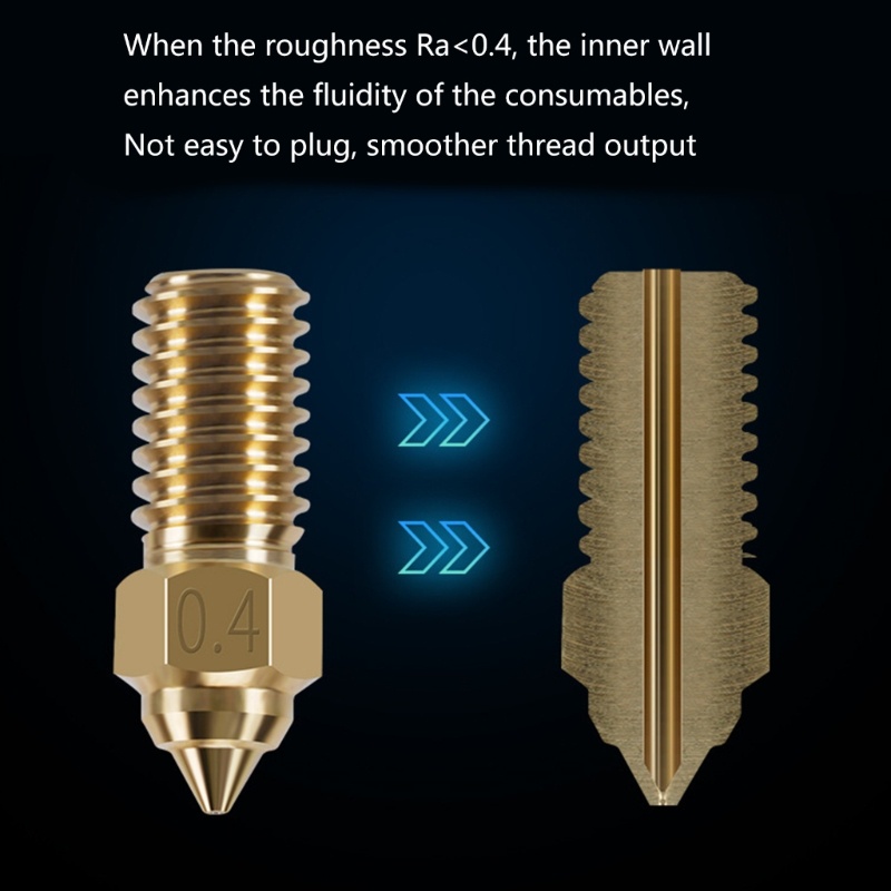 Nik Vòi Phun 0 4mm m6 Bằng Đồng 1 75mm Cho Máy In 3d Elego neptune 4