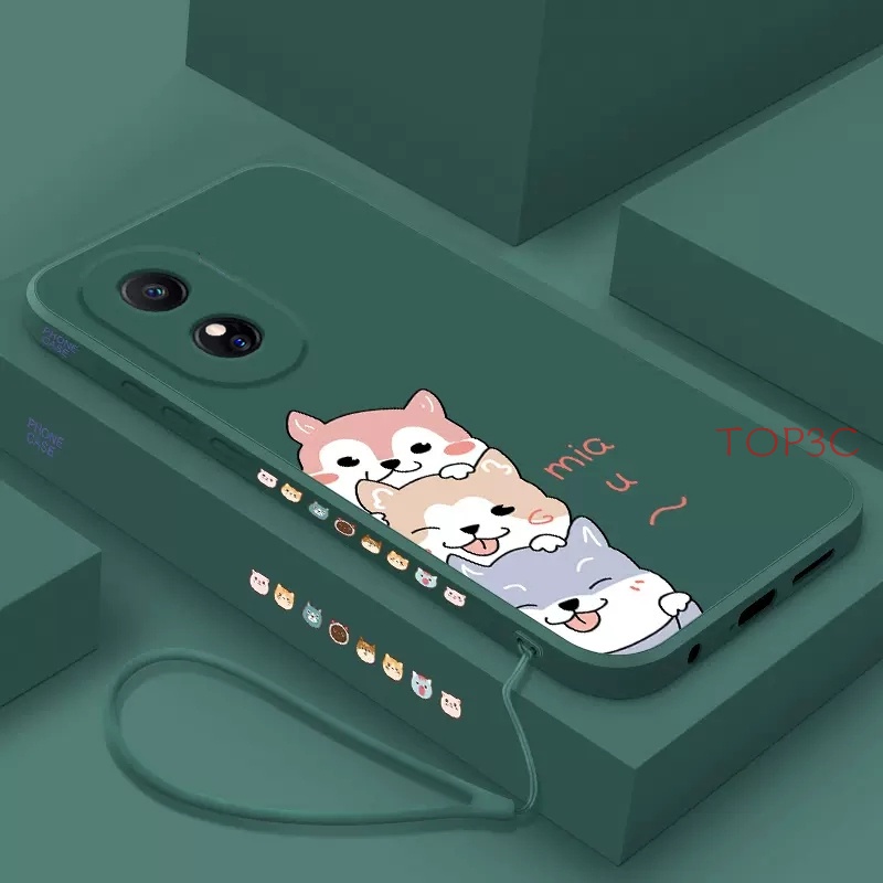Ốp lưng OPPO A78 A58 Ốp Điện Thoại Hình Chú Chó Đáng Yêu Cho oppo a58 / a78 4g / a78 5g / a98 5g / reno 8t 5g / a17 / a17k GG