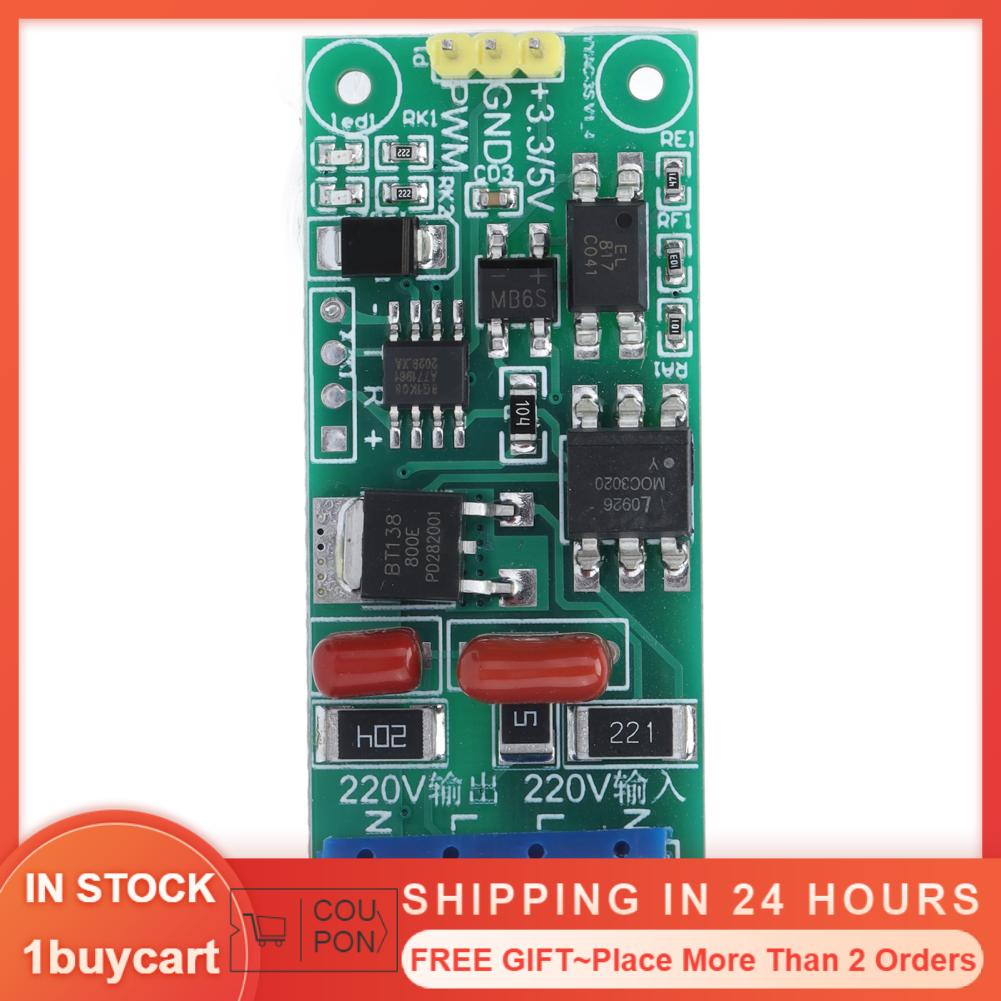 1buycart1 YYAC‑3S PWM Control Module Power Single  Microcomputer Controller Board Dimming/Voltage /Speed Regulator Thyristor