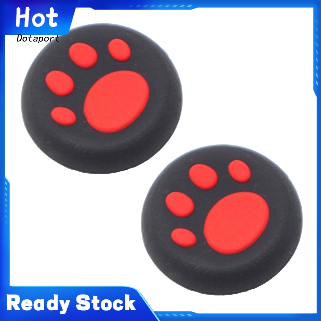 Kddt Set 2 Nút Bọc Silicon Hình Mèo Cho Tay Cầm Chơi Game ps3 ps4 xbox one / 360