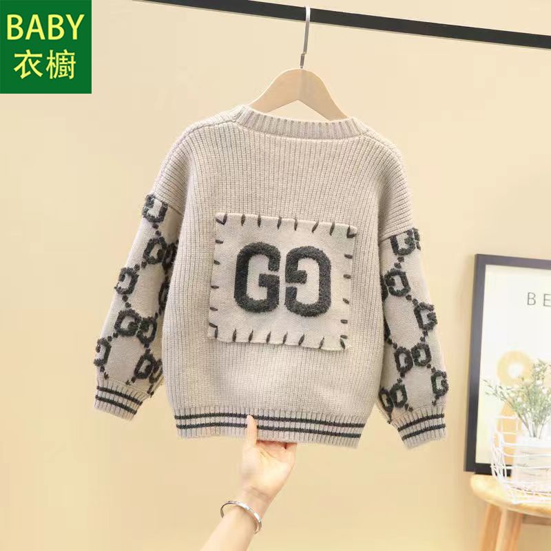 Áo Khoác cardigan Dệt Kim Phong Cách Thời Trang Thu Đông Mới 2023 Cho Bé Trai
