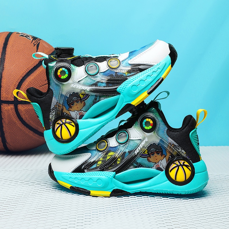 Giày Thể Thao Bóng Rổ Thoáng Khí Chống Trượt Thời Trang Mùa Hè Dành Cho Trẻ