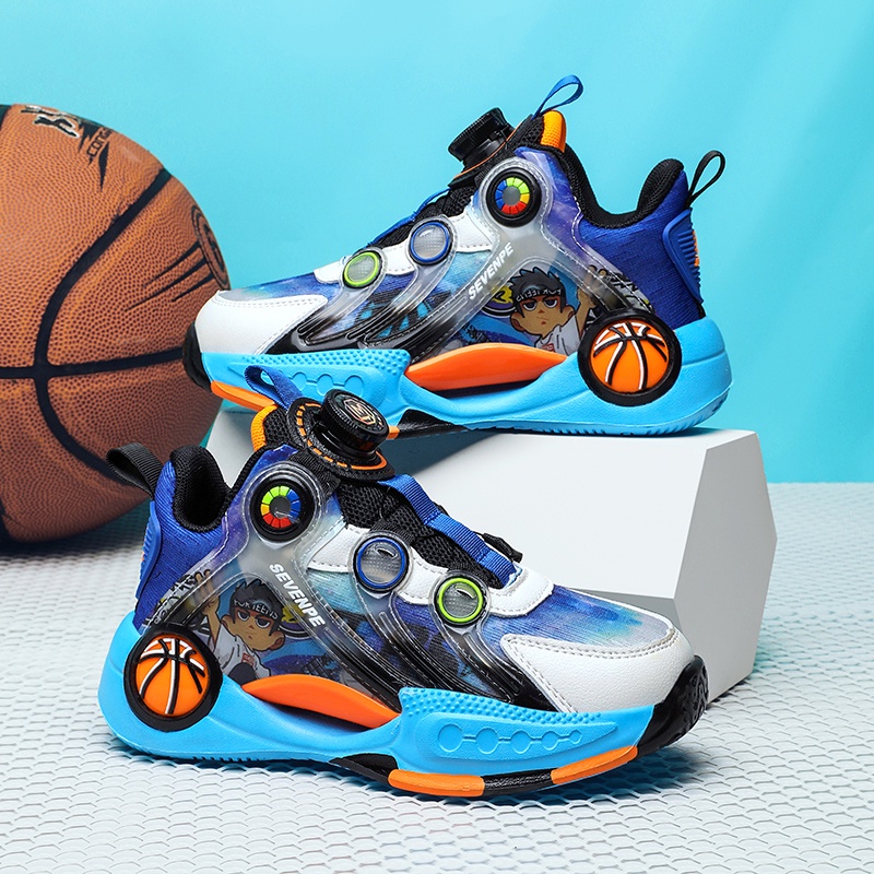 Giày Thể Thao Bóng Rổ Thoáng Khí Chống Trượt Thời Trang Mùa Hè Dành Cho Trẻ