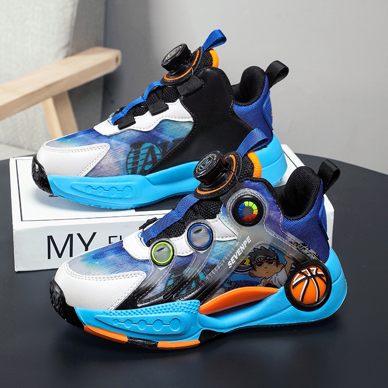 Giày Thể Thao Bóng Rổ Thoáng Khí Chống Trượt Thời Trang Mùa Hè Dành Cho Trẻ