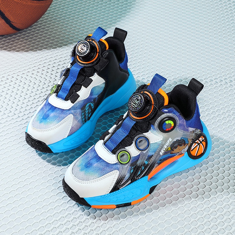 Giày Thể Thao Bóng Rổ Thoáng Khí Chống Trượt Thời Trang Mùa Hè Dành Cho Trẻ