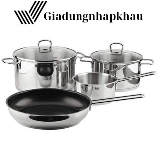 Bộ nồi đức silit alicante 4 món, bộ nồi bếp từ, dùng cho mọi loại bếp, nhập đức, shop giadungnhapkhau