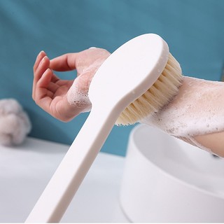 Bàn chải cọ lưng tắm nhật bản, bàn chải cọ nhà tắm cán dài, cây bàn chải cọ lưng-mckes