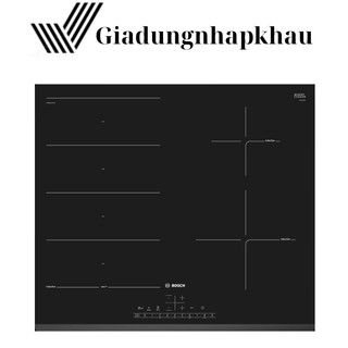 Bếp từ 4 vùng nấu bosch pxe631fc1e serie 6, made in spain, bh 12 tháng, shop giadungnhapkhau